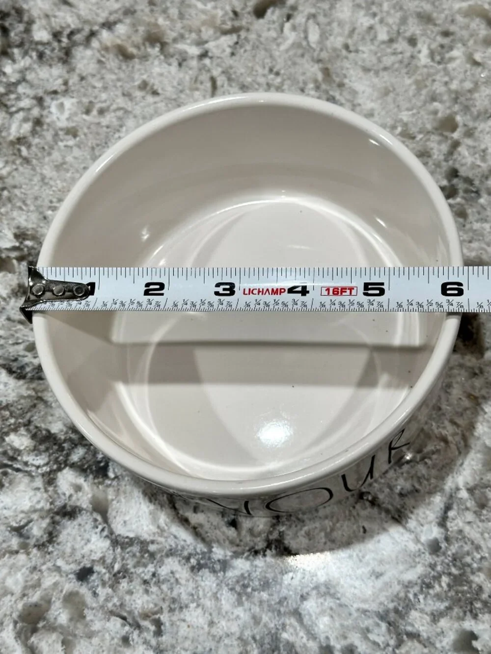 Rae Dunn by Magenta DEVOUR Dog Pet Food Water Bowl Artisan Collection 6 Inch